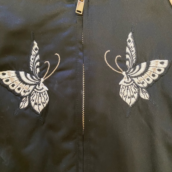 Aritzia Wilfred Free Butterfly Embroidery Jacket Women’s XS - Picture 3 of 7